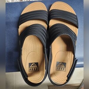 Reef Women's Water Vista Sandals Black/Tan Size 9